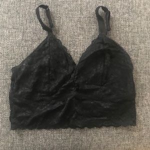 Torrid Black Lace Longline Bralette